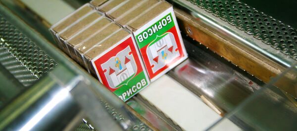 Производство спичек на ЗАО Борисовдрев - Sputnik Беларусь