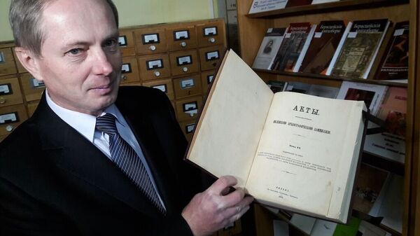 Заведующий кафедрой славянских народов Брестского госуниверситета Александр Вабищевич - Sputnik Беларусь