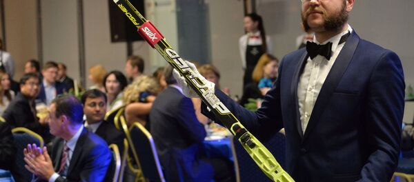 Лыжи Дарьи Домрачевой на аукционе - Sputnik Беларусь