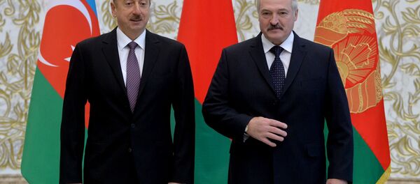 Ильхам Алиев и Александр Лукашенко в Минске. - Sputnik Беларусь