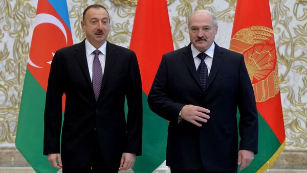 Ильхам Алиев и Александр Лукашенко в Минске. - Sputnik Беларусь