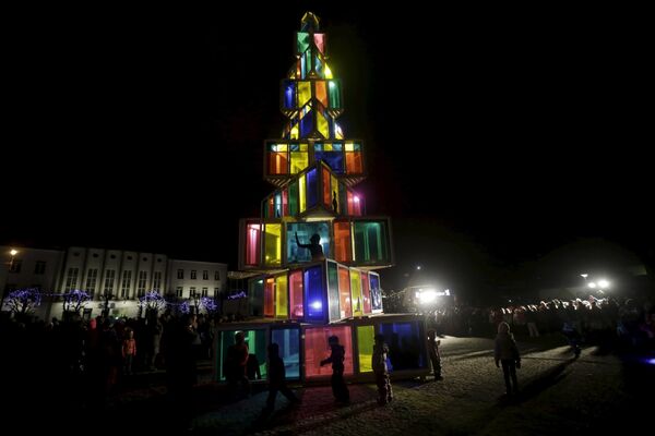 Рождественская елка в эстонском Раквере - Sputnik Беларусь