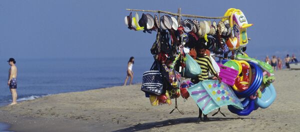 Продавец пляжных товаров - Sputnik Беларусь