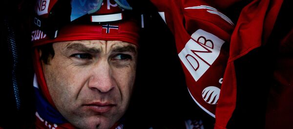 Биатлонист Оле-Эйнар Бьерндален (Норвегия) Биатлонист Оле-Эйнар Бьерндален (Норвегия) - Sputnik Беларусь