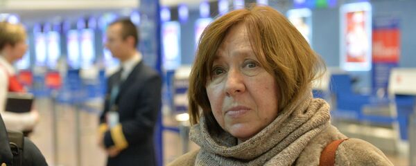 Нобелеўскі лаўрэат па літаратуры 2015 года Святлана Алексіевіч - Sputnik Беларусь