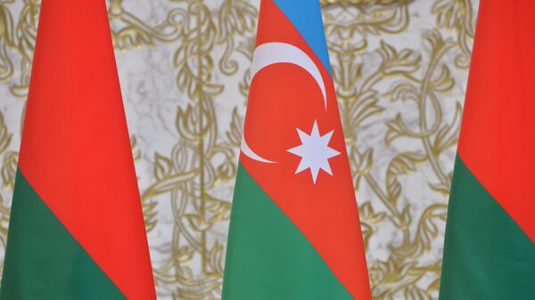Флаги Беларуси и Азербайджана - Sputnik Беларусь