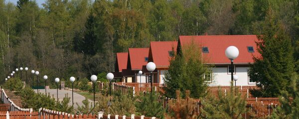 Строительство коттеджей в дачном поселке - Sputnik Беларусь