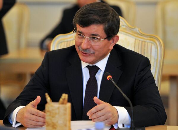 Министр иностранных дел Турции Ахмет Давутоглу - Sputnik Беларусь
