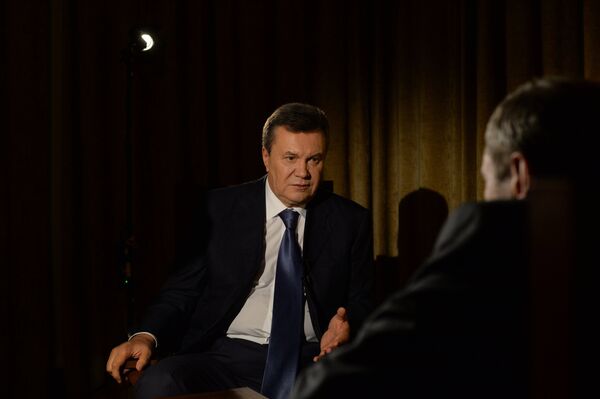 Бывший президент Украины Виктор Янукович дал интервью РИА Новости - Sputnik Беларусь