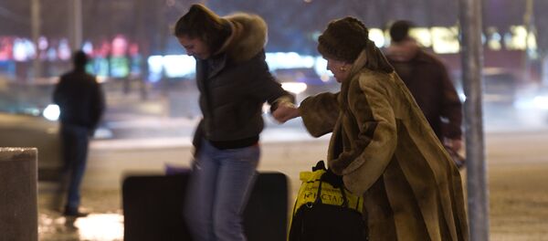 Гололед в городе - Sputnik Беларусь