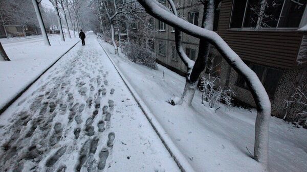 Снег на городских улицах - Sputnik Беларусь