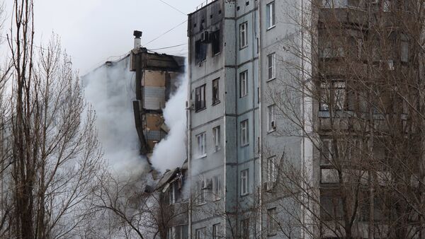 Взрыв бытового газа в многоэтажном доме в Волгограде - Sputnik Беларусь