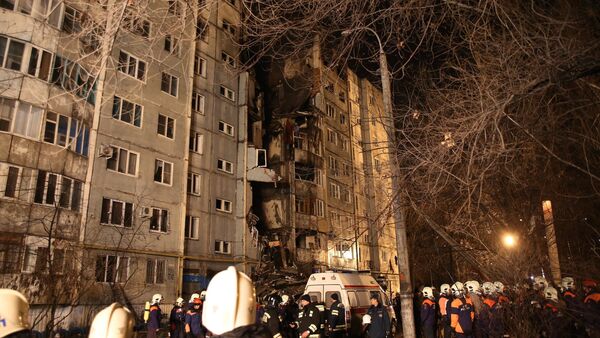 Взрыв бытового газа в многоэтажном доме в Волгограде - Sputnik Беларусь