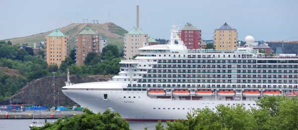 Шведский круизный лайнер, архивное фото - Sputnik Беларусь