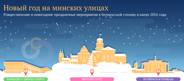 Новый год на минских улицах - Sputnik Беларусь