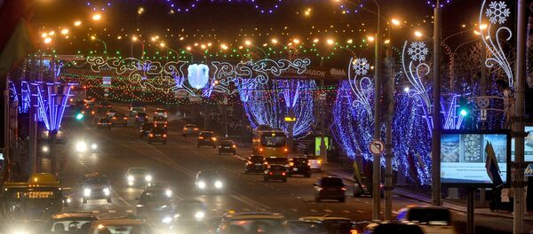 Праздничная иллюминация - Sputnik Беларусь