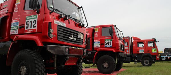 Гоночные грузовики команды МАЗ-СПОРТавто - Sputnik Беларусь