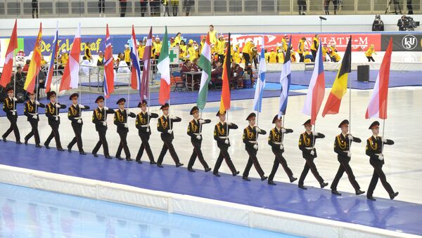 Церемония открытия ЧЕ по конькобежному спорту в Минске - Sputnik Беларусь