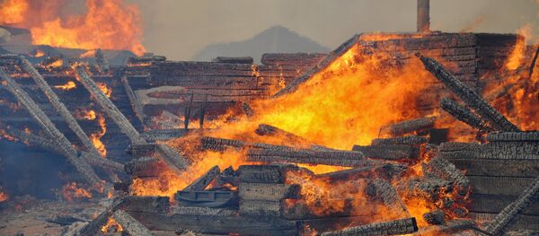 Пожар, архивное фото - Sputnik Беларусь