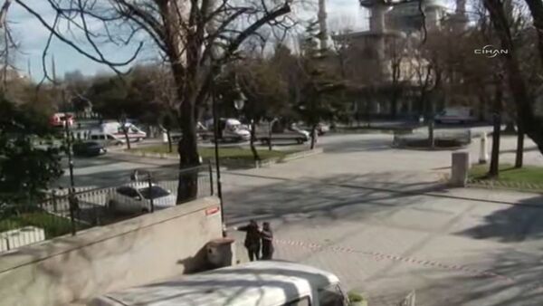 СПУТНИК_Первые кадры с места взрыва возле площади Султанахмет в центре Стамбула - Sputnik Беларусь