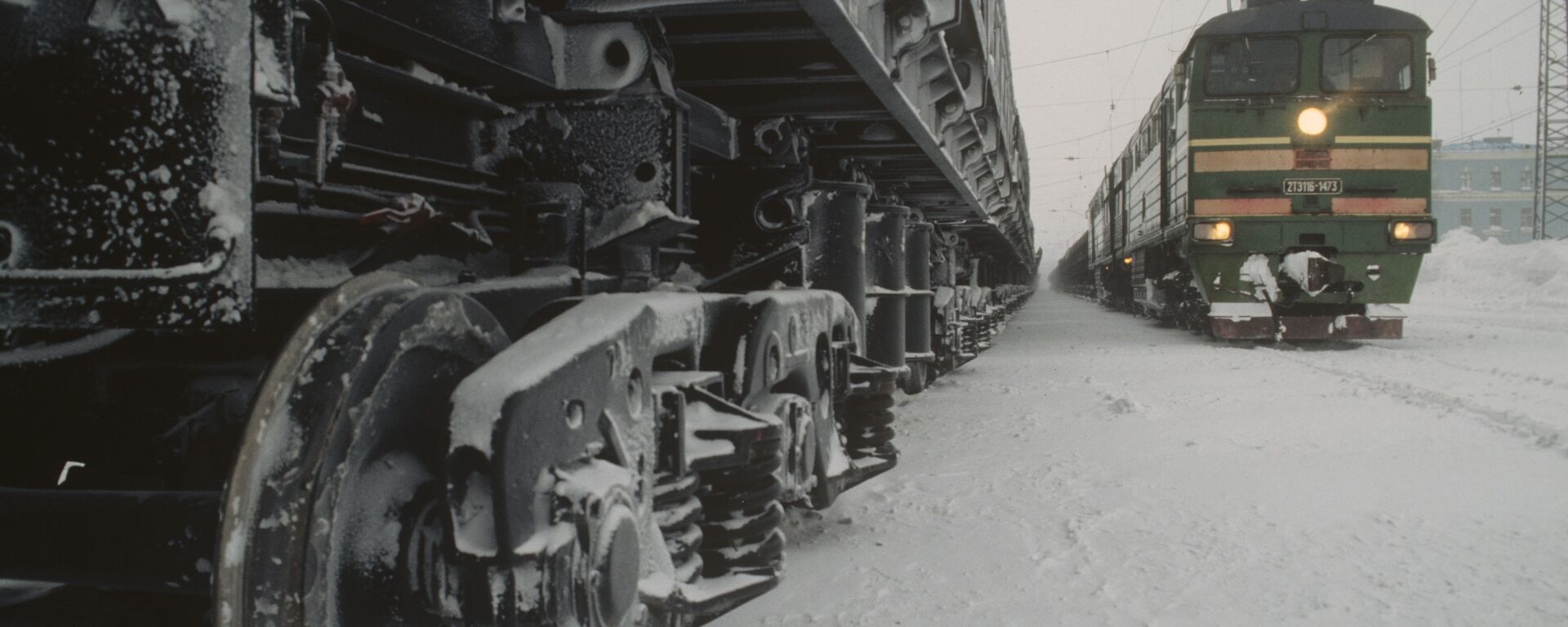 На чыгуначнай станцыі - Sputnik Беларусь, 1920, 09.01.2026