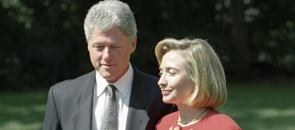 Билл Клинтон с женой - Sputnik Беларусь