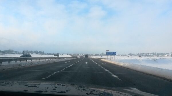 Трасса М1 - участок в Брестской области - Sputnik Беларусь