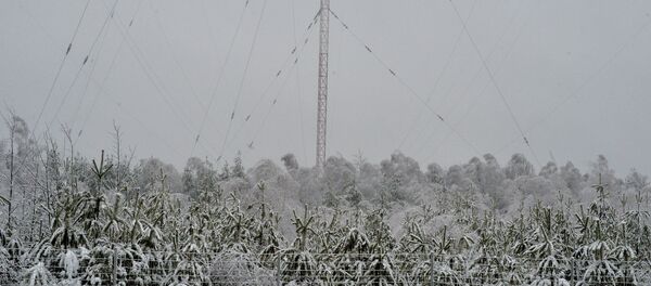 ЛЭП в снегу - Sputnik Беларусь