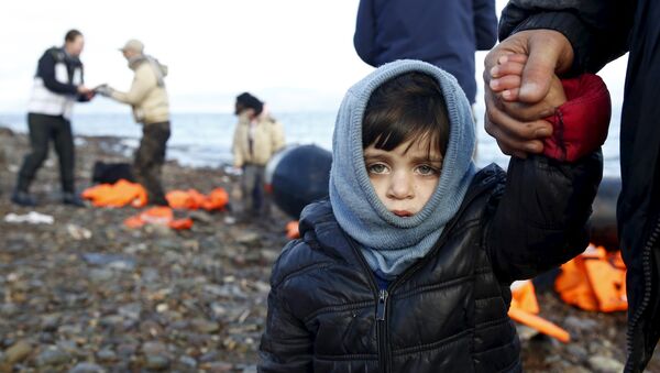 Сирийские беженцы. Архивное фото - Sputnik Беларусь