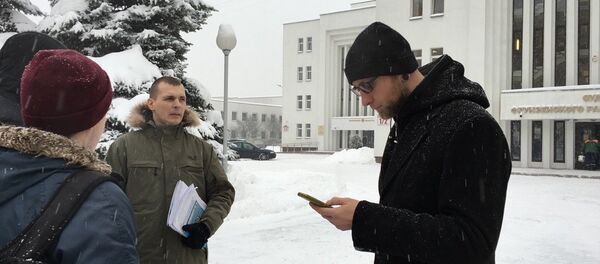 Жеромский и Косинеров (справа) - граффитисты - Sputnik Беларусь