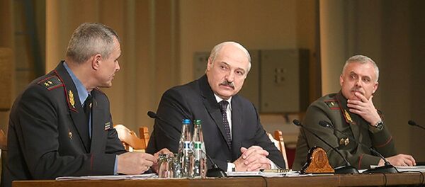 Президент Беларуси Александр Лукашенко на коллегии МВД - Sputnik Беларусь