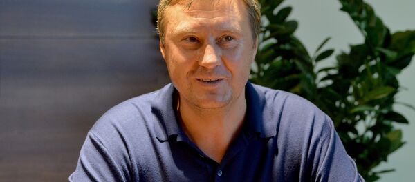 Главный тренер сборной Беларуси по футболу Александр Хацкевич - Sputnik Беларусь