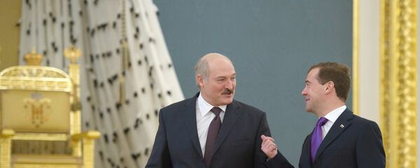 Александр Лукашенко и Дмитрий Медведев, архивное фото - Sputnik Беларусь