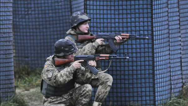 Обучение украинских военных во Львовской области - Sputnik Беларусь