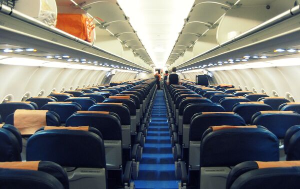 Салон самолета A321. Архивное фото - Sputnik Беларусь