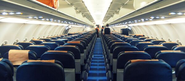 Салон самолета A321. Архивное фото - Sputnik Беларусь