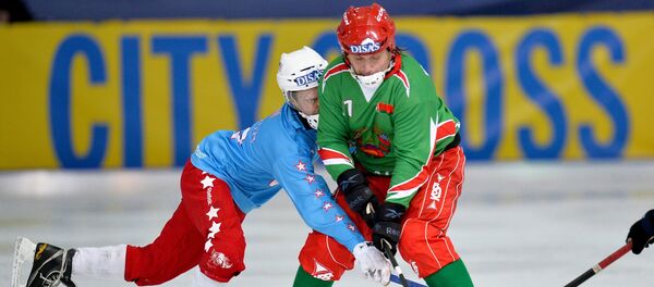 Матч между сборными Беларуси и США на ЧМ по бенди - Sputnik Беларусь