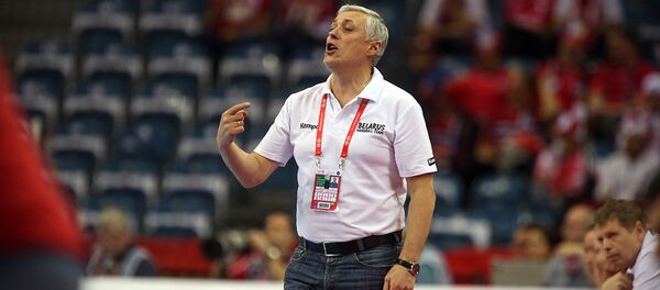 Главный тренер сборной Беларуси по гандболу Юрий Шевцов - Sputnik Беларусь