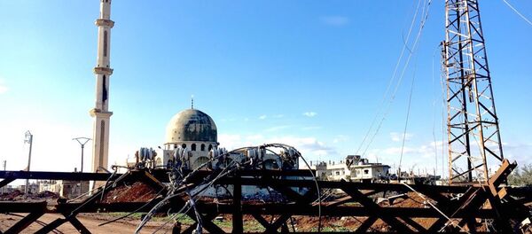 Освобожденный от террористов ИГ город Шейх-Мискин в сирийской провинции Дераа - Sputnik Беларусь