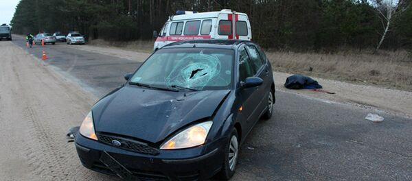 Фото с места ДТП под Гродно - Sputnik Беларусь