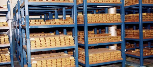 Золото в хранилище - Sputnik Беларусь