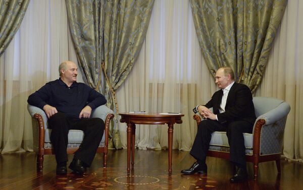 Неформальная встреча президента РФ В. Путина с президентом Беларуси А. Лукашенко - Sputnik Беларусь