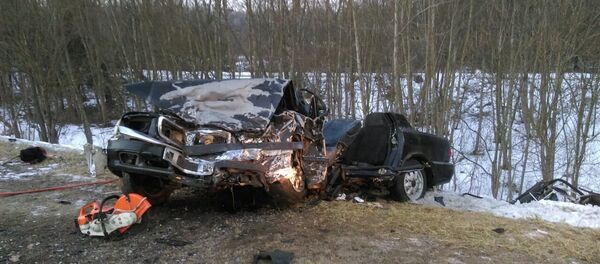 Последствия ДТП в Минском районе Последствия ДТП в Минском районе - Sputnik Беларусь