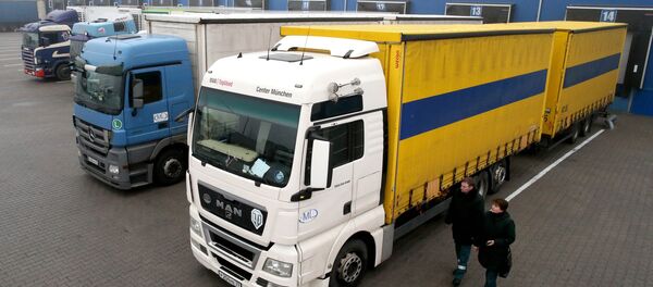 Работа таможенного поста Багратионовский в Калининградской области Работа таможенного поста Багратионовский в Калининградской области - Sputnik Беларусь