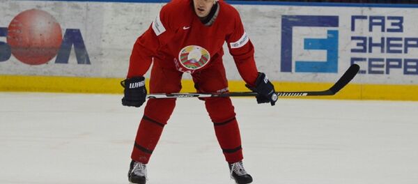 Нападающий национальной сборной Беларси по хоккею и минского Динамо Шарль Лингле Нападающий национальной сборной Беларси по хоккею и минского Динамо Шарль Лингле - Sputnik Беларусь