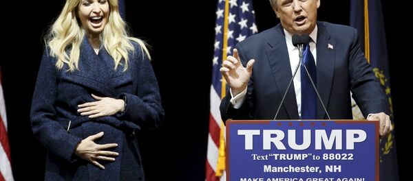Дональд Трамп с дочерью Иванкой - Sputnik Беларусь