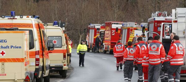 Спасатели на месте крушения в Германии - Sputnik Беларусь