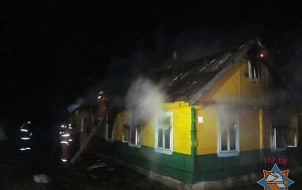 Пожар в деревне Одла - Sputnik Беларусь