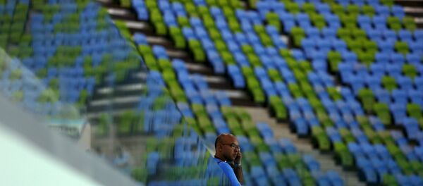 Трибуны стадиона Арена Кариока в Рио - Sputnik Беларусь