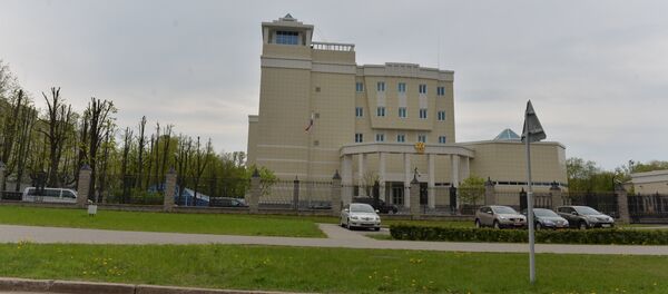 Здание посольства РФ в Минске - Sputnik Беларусь